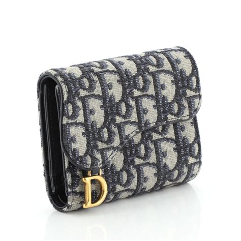 christian dior small wallet|dior wallet women.